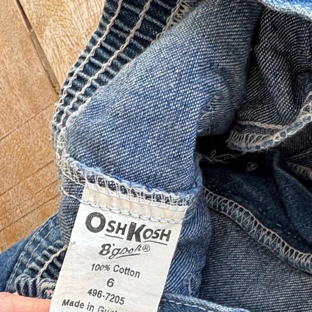 Vintage OshKosh Girls Denim Jeans size 6